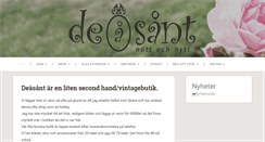 Desktop Screenshot of deasant.com