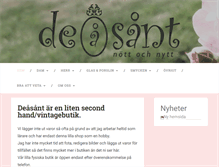 Tablet Screenshot of deasant.com